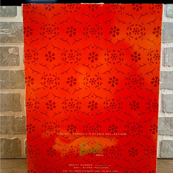 Holiday Gift Porcelain Barbie Collection #20128 Doll 1998 New in Box Christmas - Picture 15 of 15